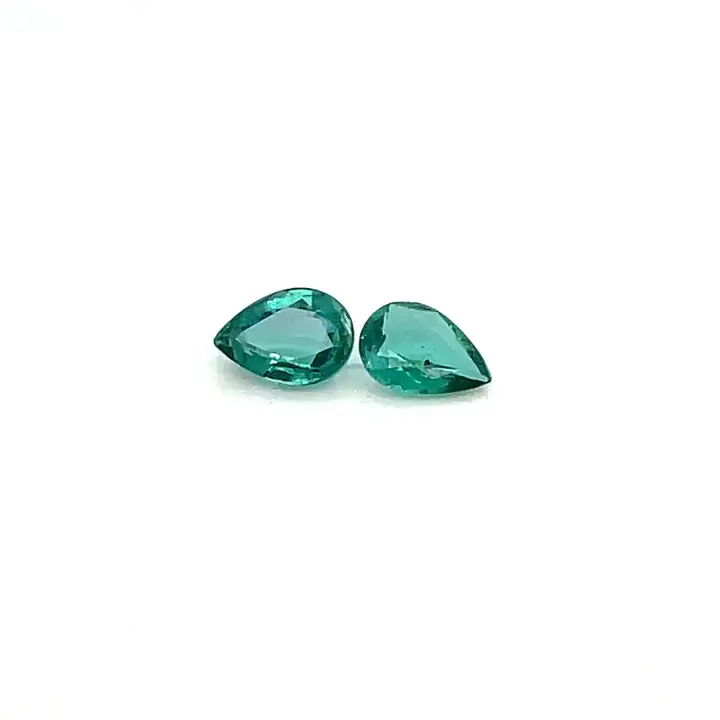 1.19 ct Green Emerald - Pear