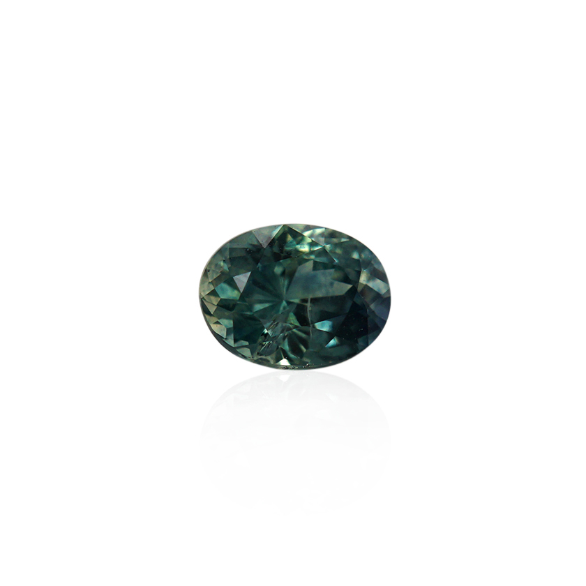 0.78 ct Green Sapphire-Montana - Oval