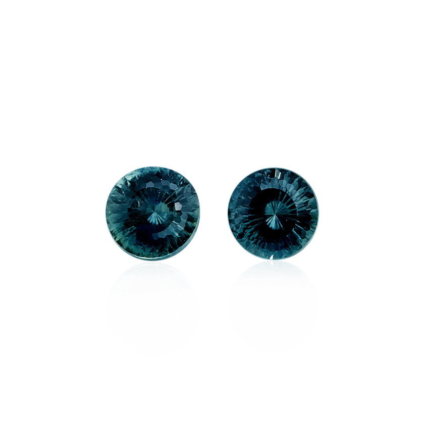 1.06 ct Green Sapphire-Montana - Round