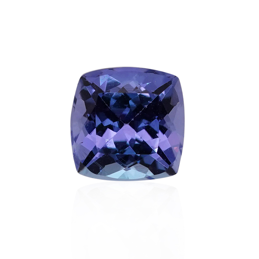 1.55 ct Blue Tanzanite - Cushion