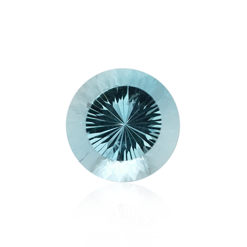 2.37 ct Blue Aquamarine - Round