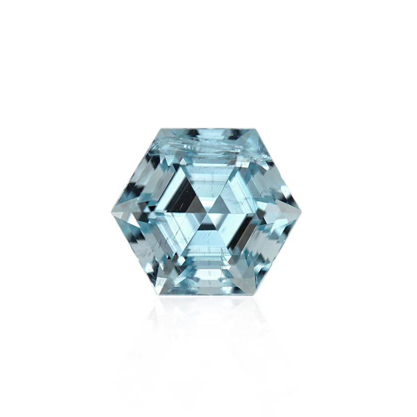 1.58 ct Blue Aquamarine - Hexagon