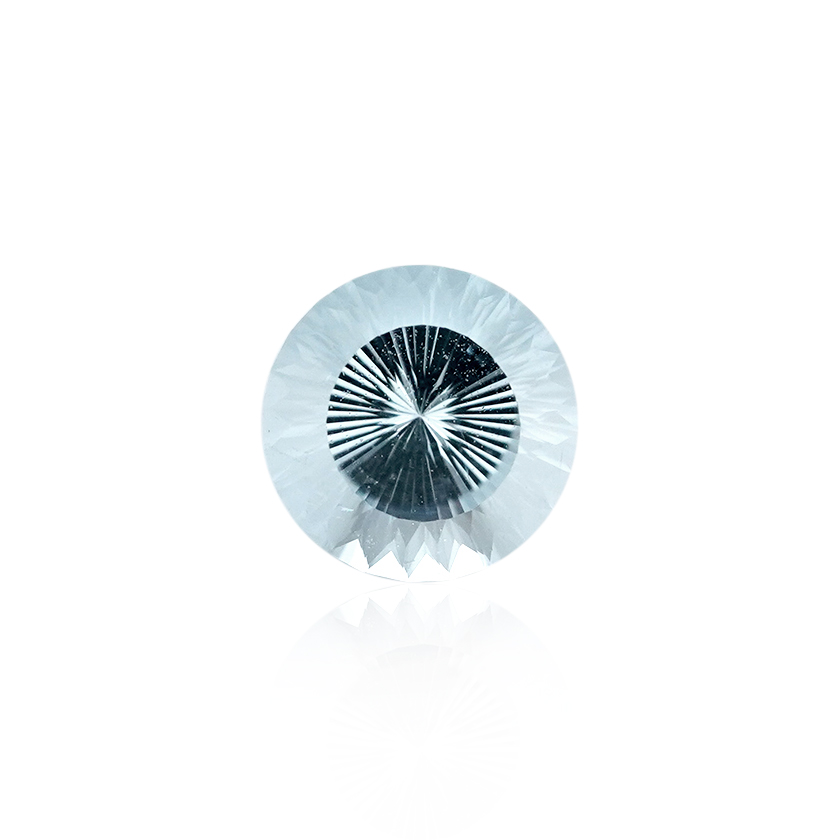1.28 ct Blue Aquamarine - Round