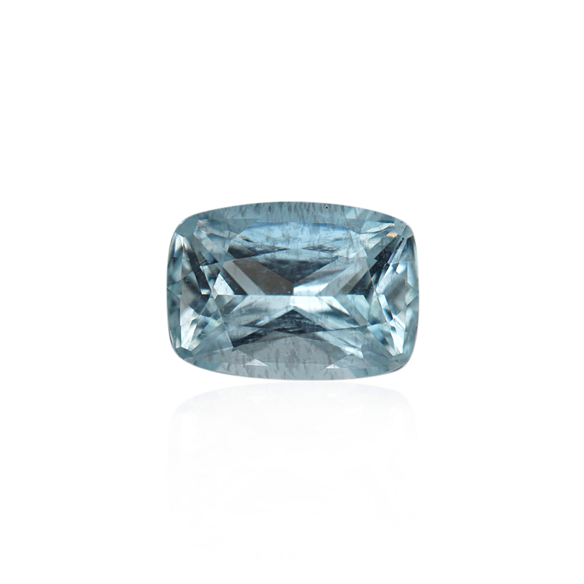 1.69 ct Blue Aquamarine - Cushion
