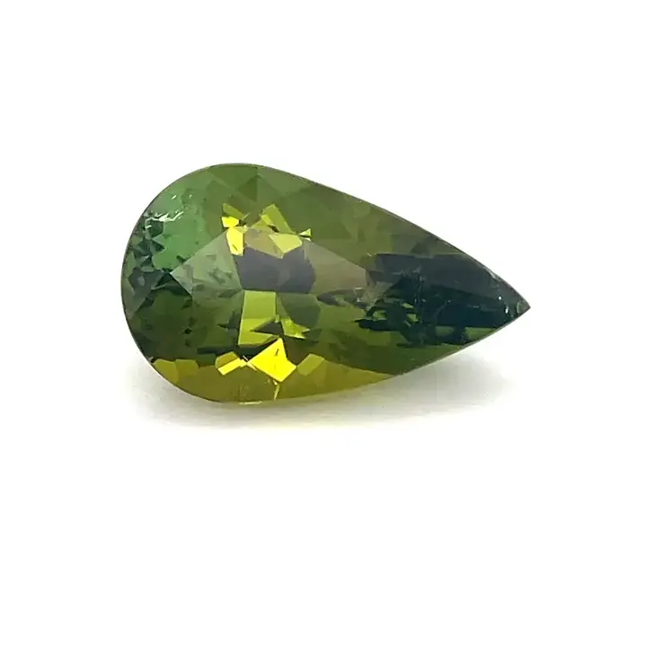 6.68 ct Green Tourmaline - Pear