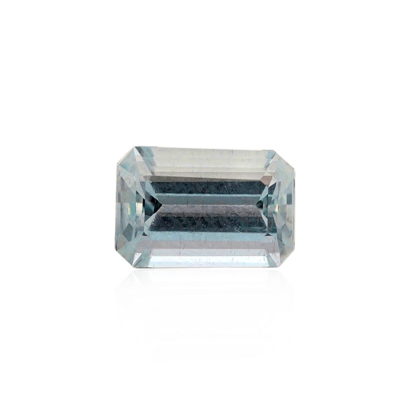 1.58 ct Blue Aquamarine - Emerald Cut
