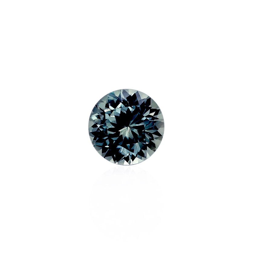 0.88 ct Gray Sapphire-Montana - Round