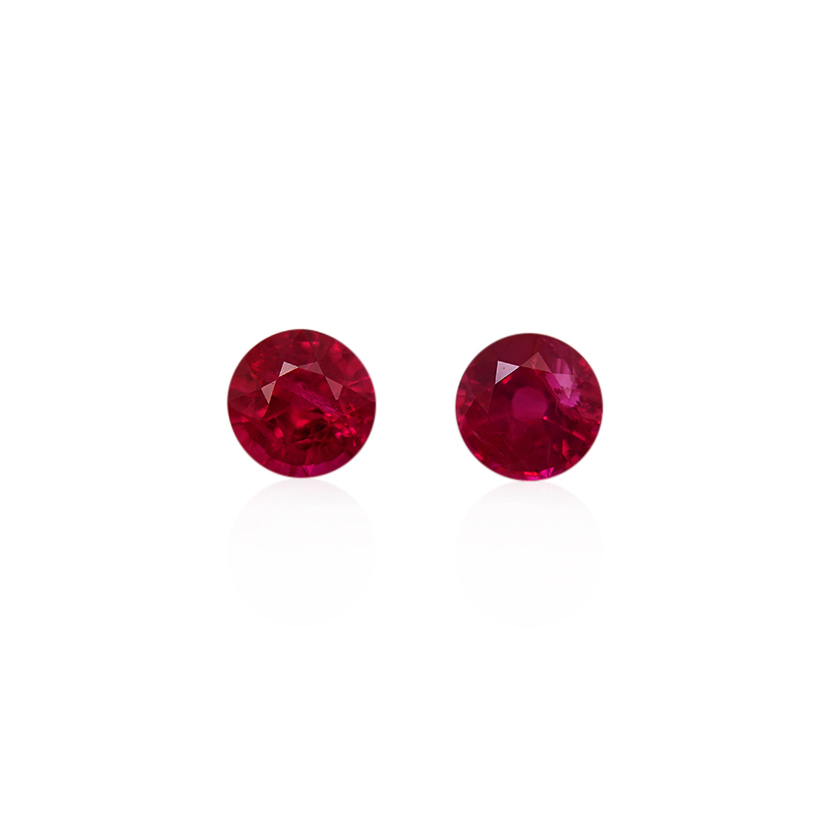 1.50 ct Red Ruby - Round