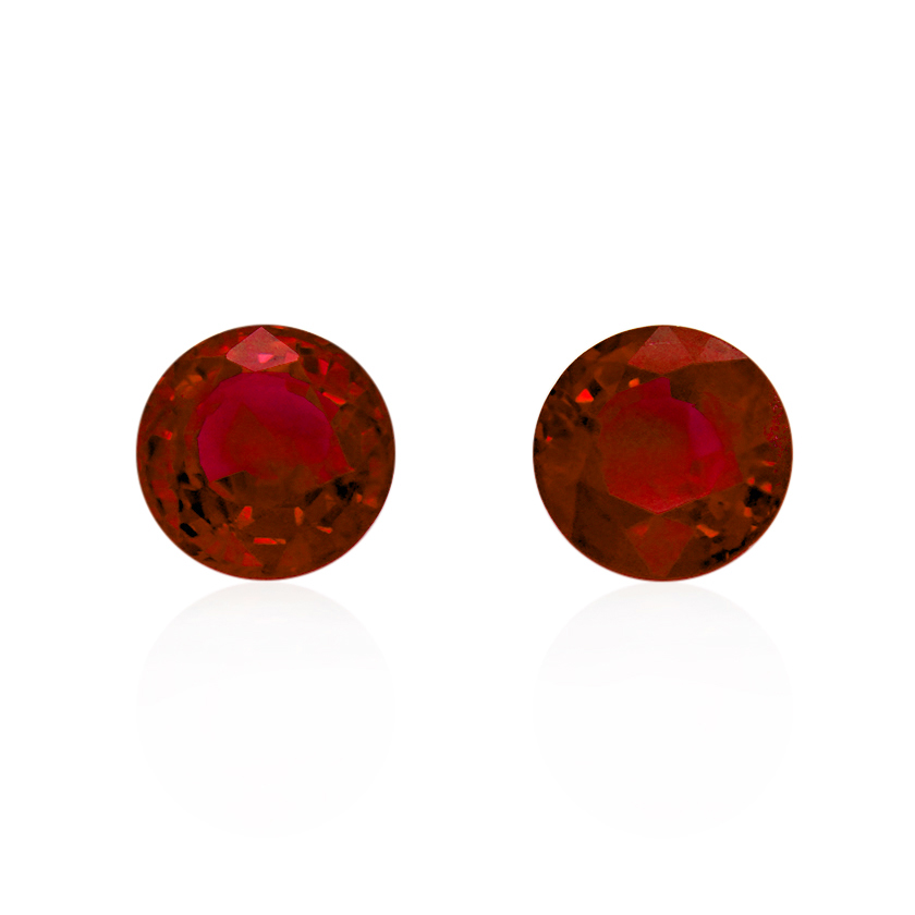 1.63 ct Red Ruby - Round