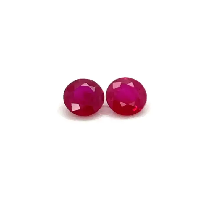 1.43 ct Red Ruby - Round
