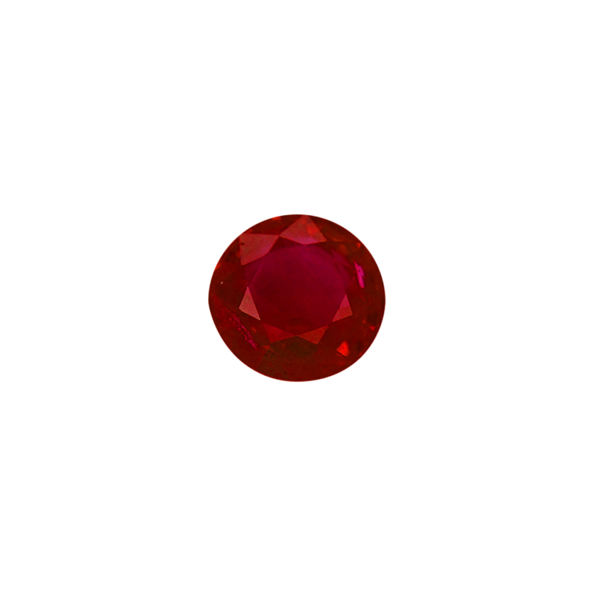 0.80 ct Red Ruby - Round