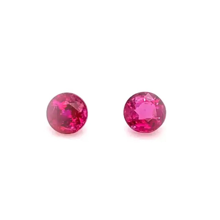 0.71 ct Red Ruby - Round