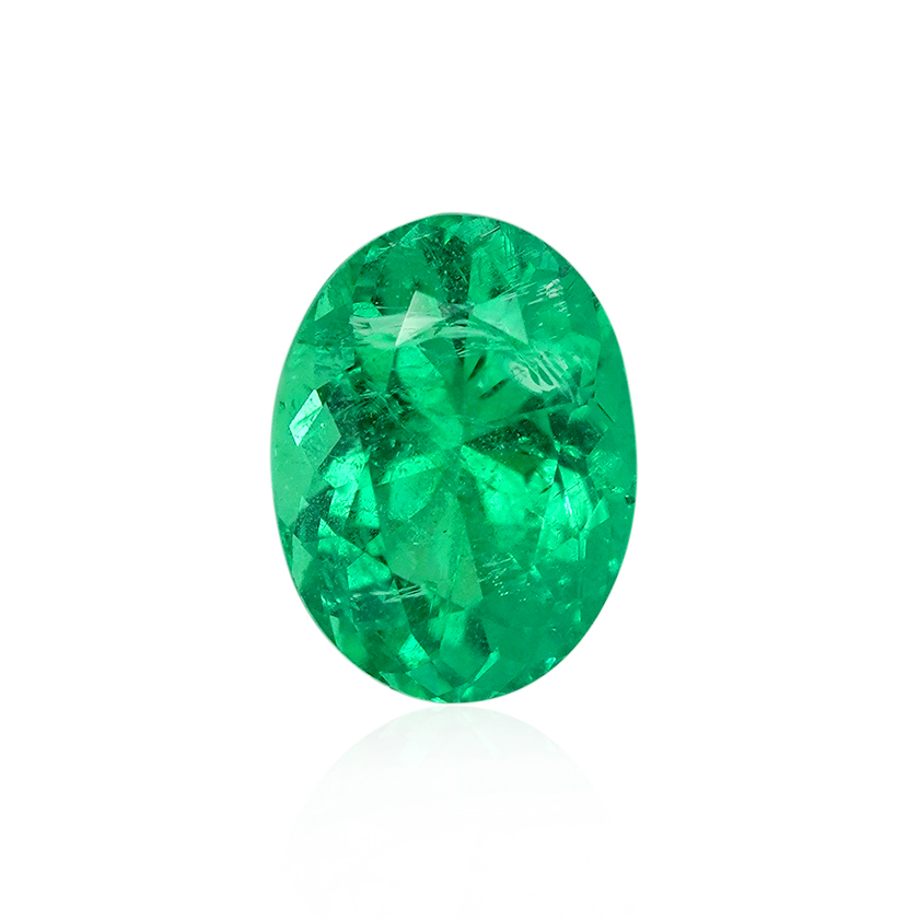 1.44 ct Green Emerald - Oval