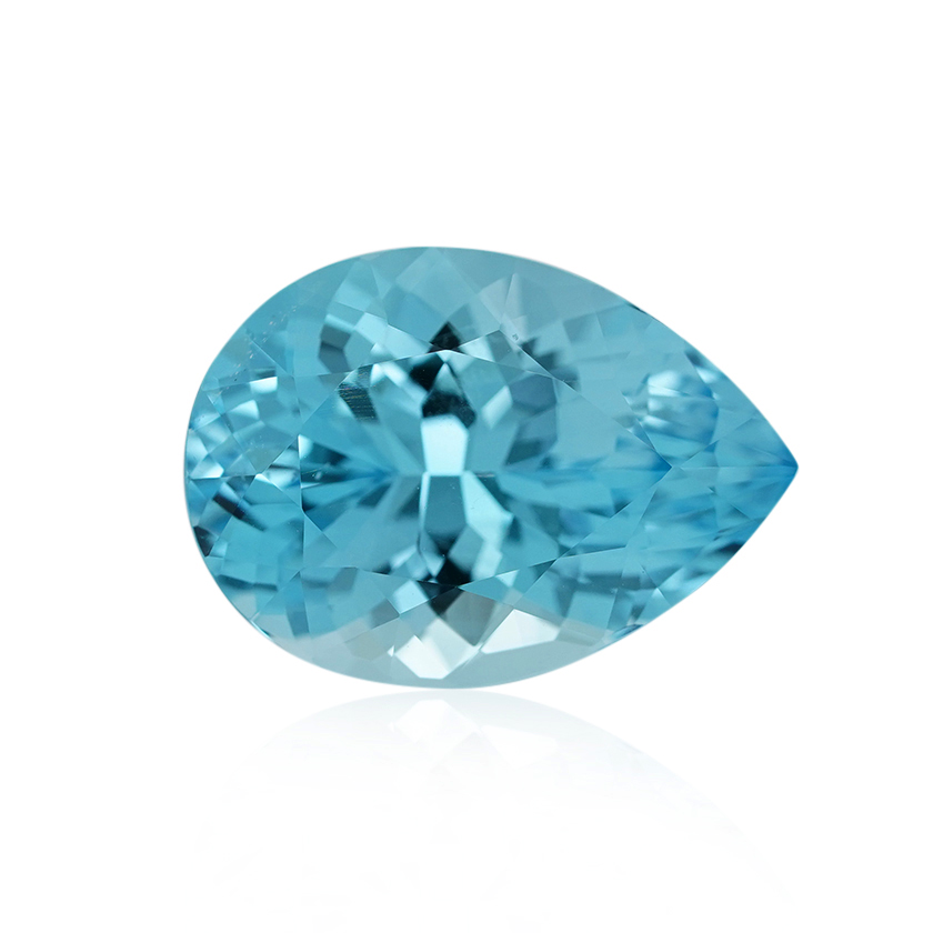 13.15 ct Blue Topaz-Blue - Pear