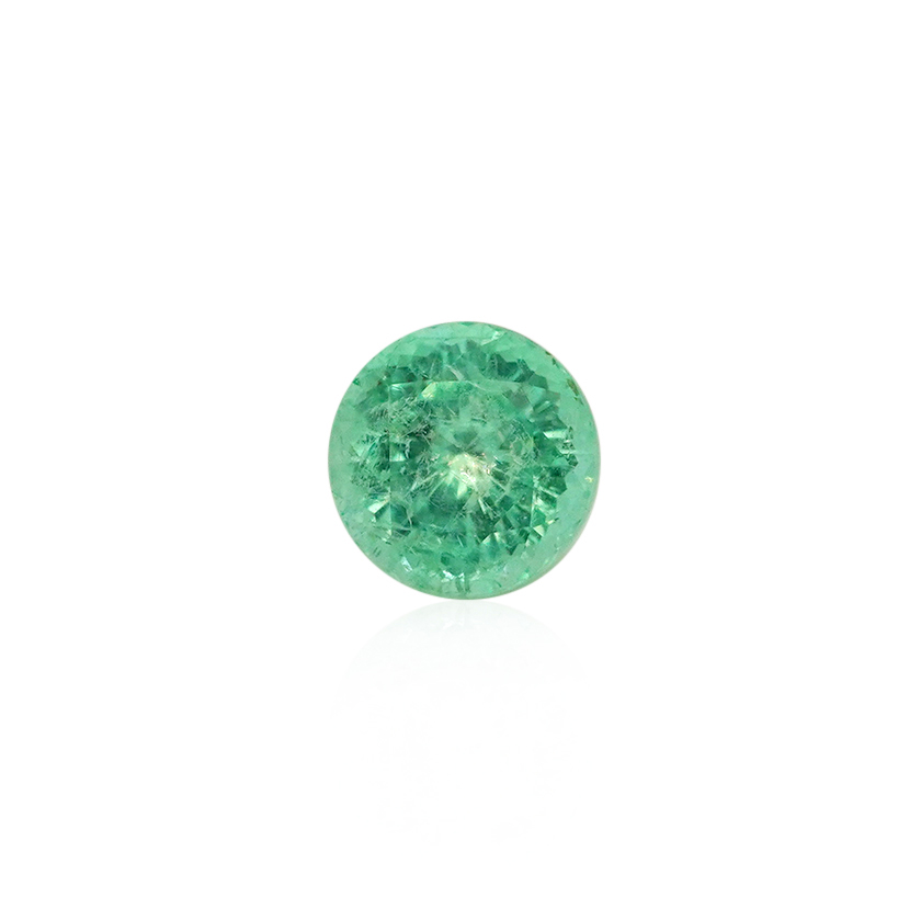 0.82 ct Green Emerald - Round