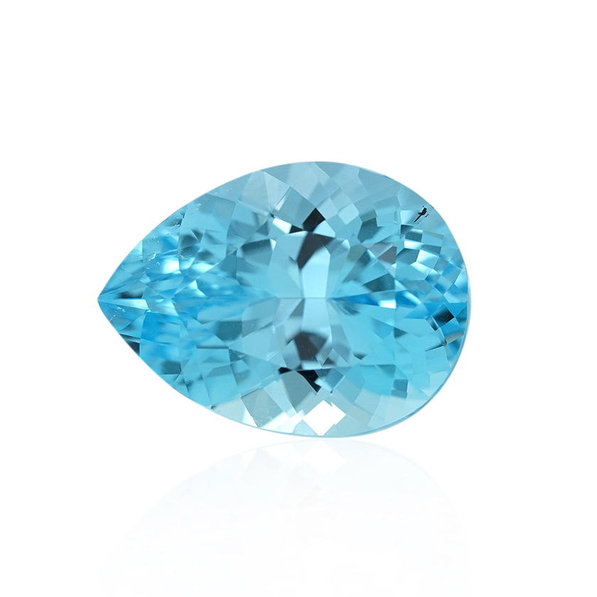 14.26 ct Blue Topaz-Blue - Pear