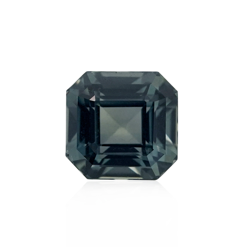 1.57 ct Green Sapphire-Color Change - Emerald Cut