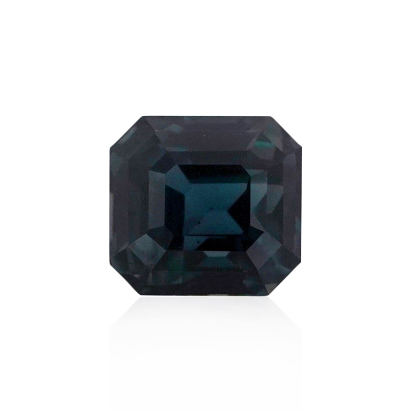 1.83 ct Green Sapphire-Color Change - Emerald Cut