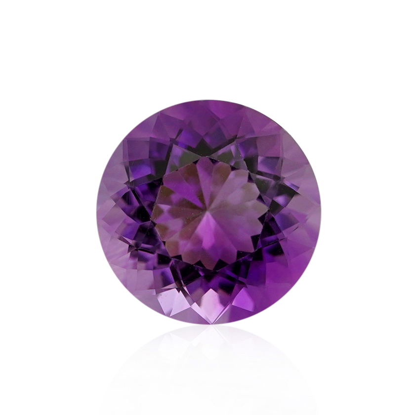 4.11 ct Purple Amethyst - Round