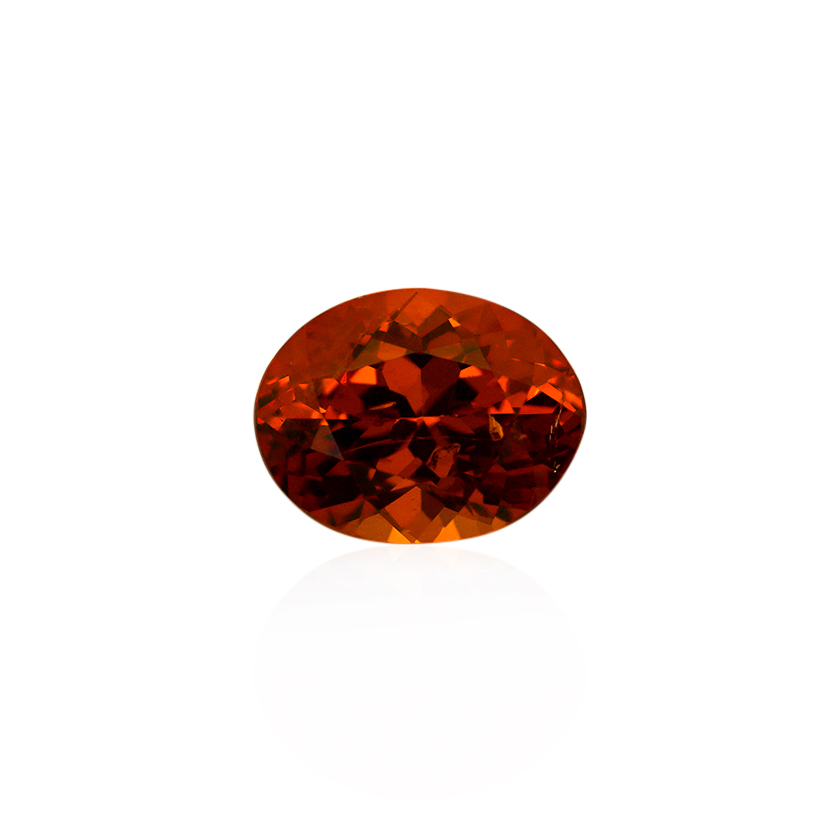 1.44 ct Orange Garnet-Spessartite - Oval