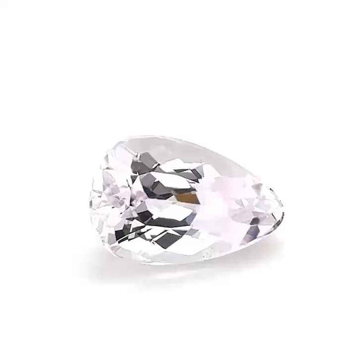 9.67 ct Pink Kunzite - Pear