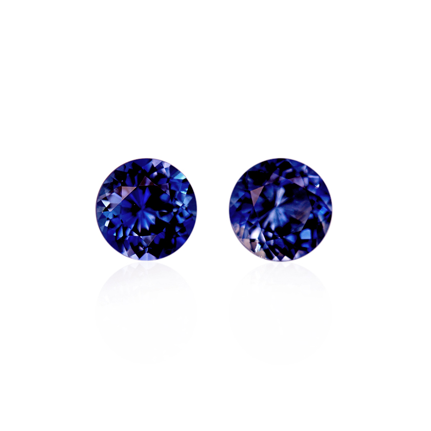 0.95 ct Blue Sapphire - Round