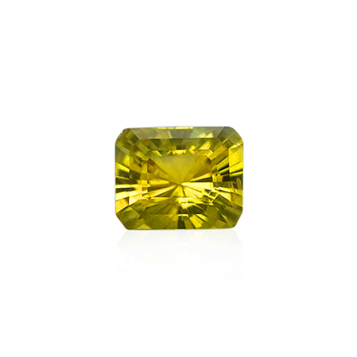 0.61 ct Yellow Sapphire - Radiant