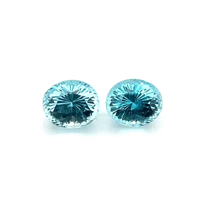 3.46 ct Blue Zircon - Oval