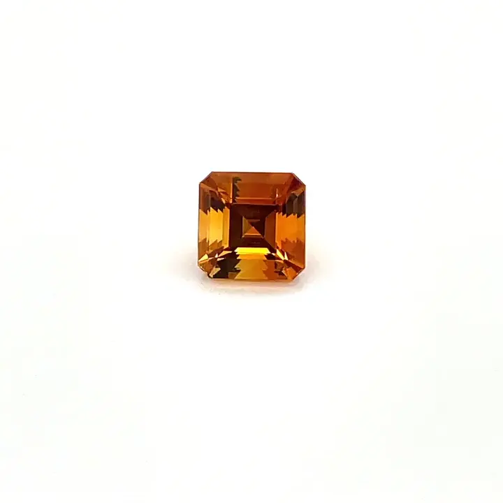 2.41 ct Orange Citrine - Emerald Cut