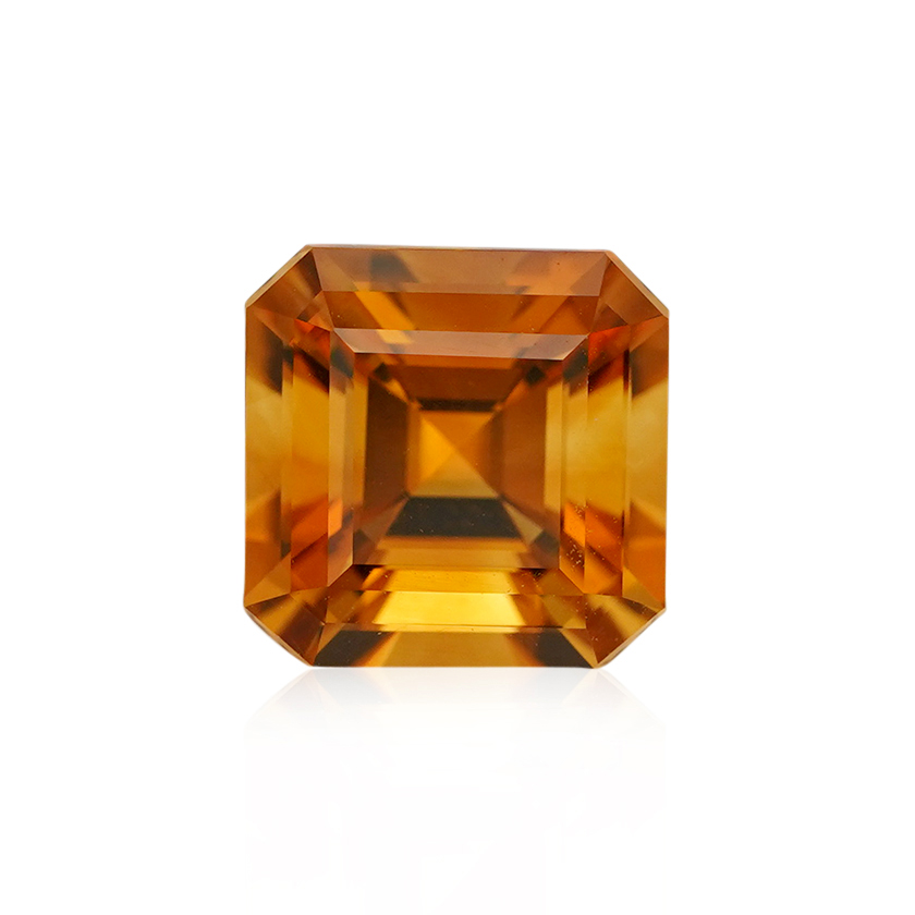 2.58 ct Orange Citrine - Emerald Cut