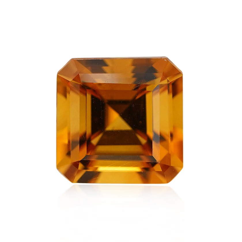 2.53 ct Orange Citrine - Emerald Cut