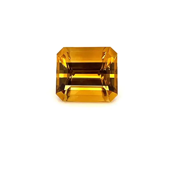 3.49 ct Orange Citrine - Emerald Cut