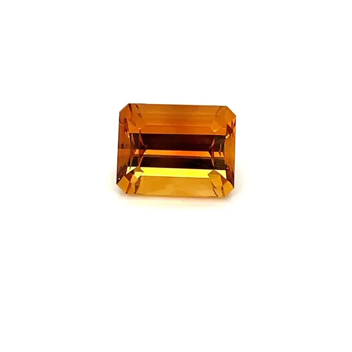 2.76 ct Orange Citrine - Emerald Cut