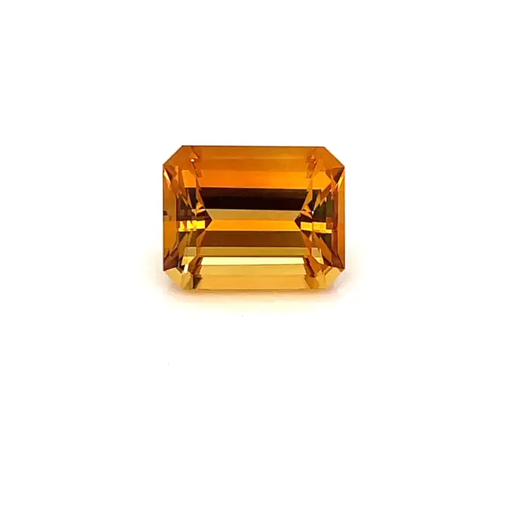 3.32 ct Orange Citrine - Emerald Cut