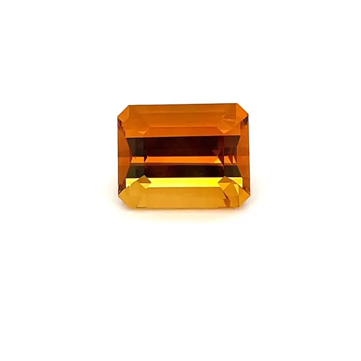 3.56 ct Orange Citrine - Emerald Cut