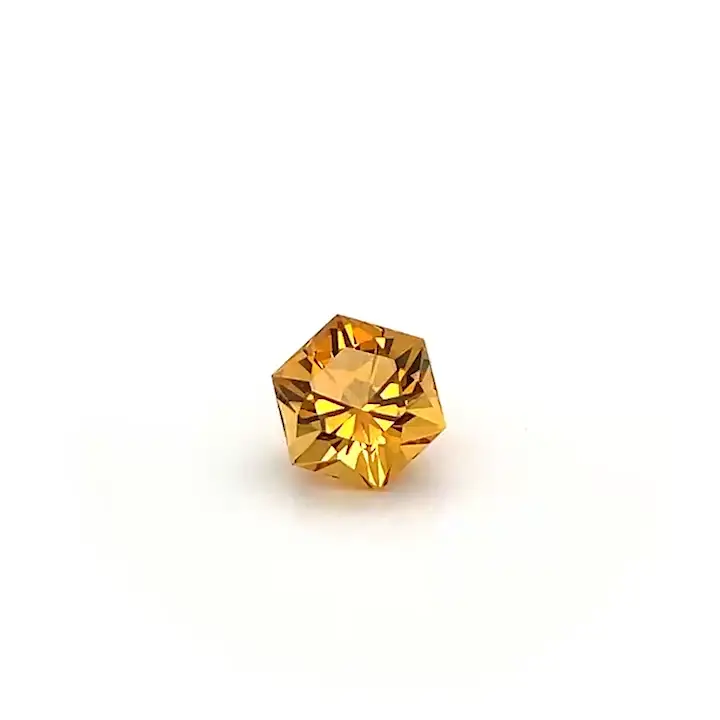 2.49 ct Orange Citrine - Hexagon