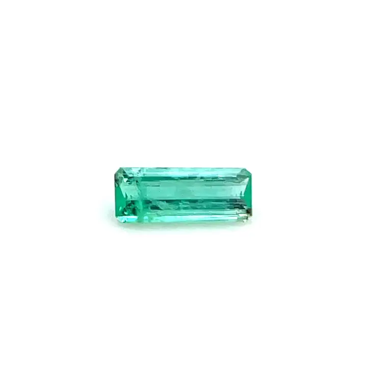 0.78 ct Green Emerald - Emerald Cut