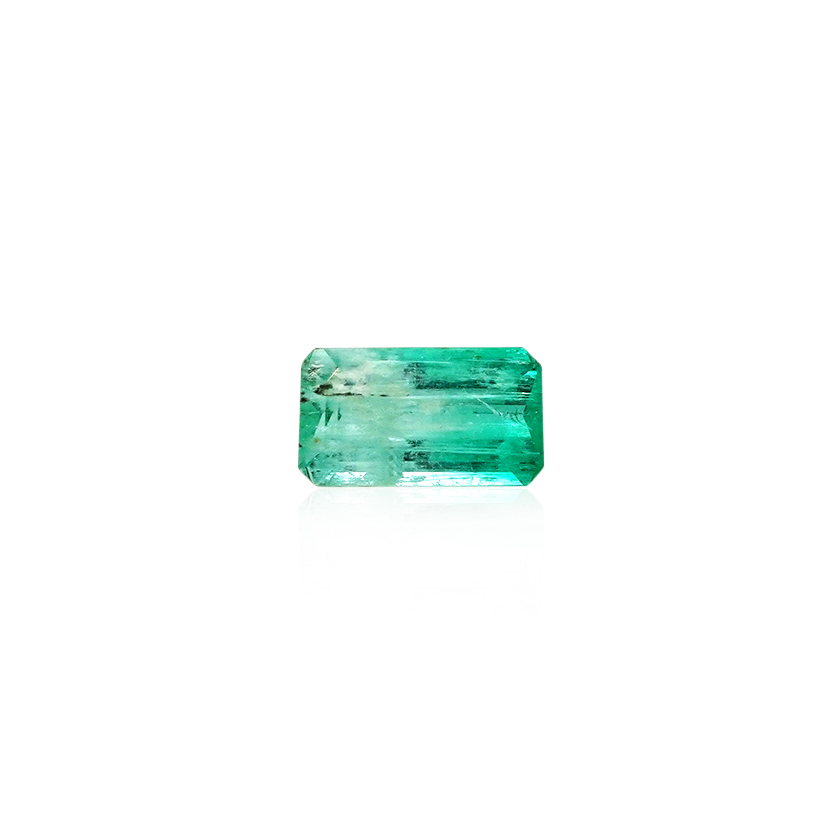 0.50 ct Green Emerald - Emerald Cut