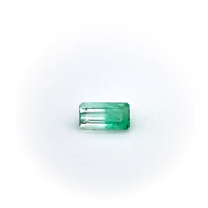 0.59 ct Green Emerald - Emerald Cut