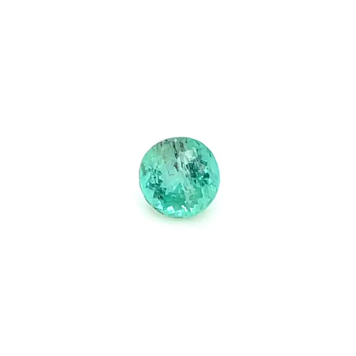 0.78 ct Green Emerald - Round