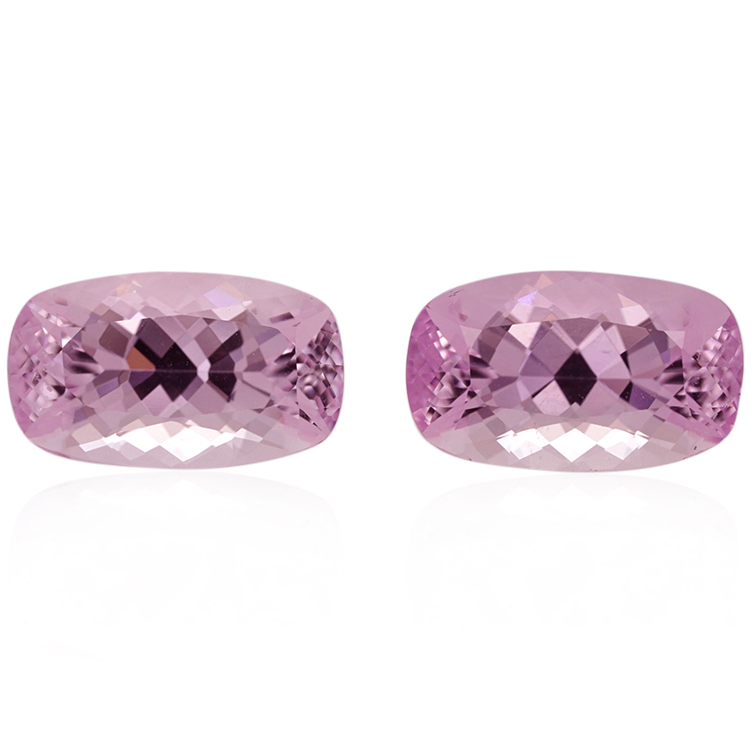 9.66 ct Pink Kunzite - Cushion