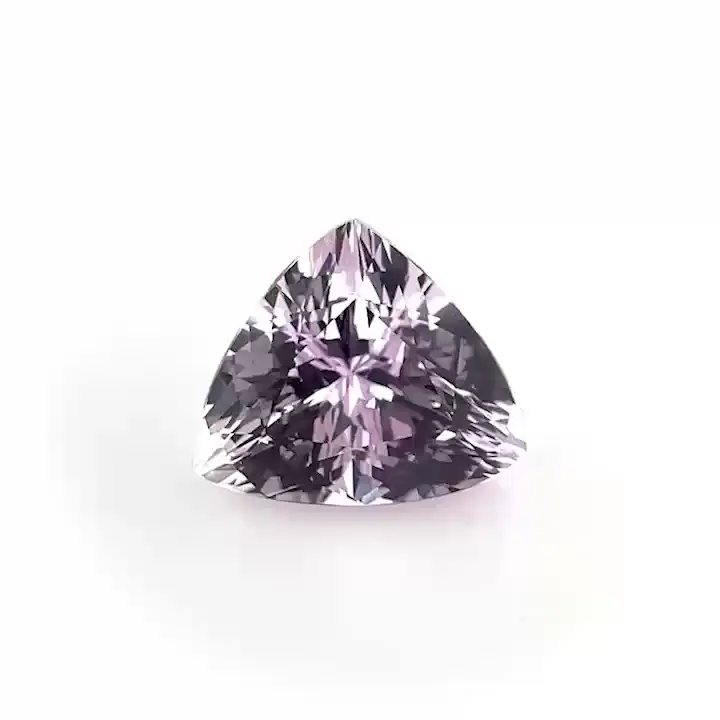 14.17 ct Pink Kunzite - Trillion