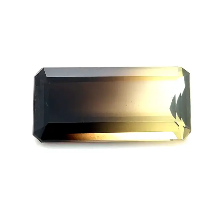 17.20 ct Bi-color Quartz-Smokey - Emerald Cut
