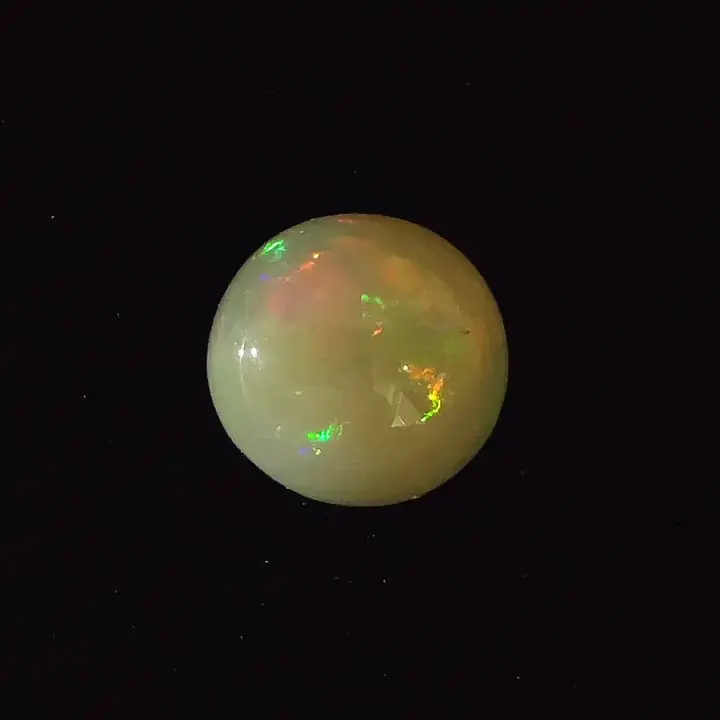 3.71 ct Gray Opal - Round