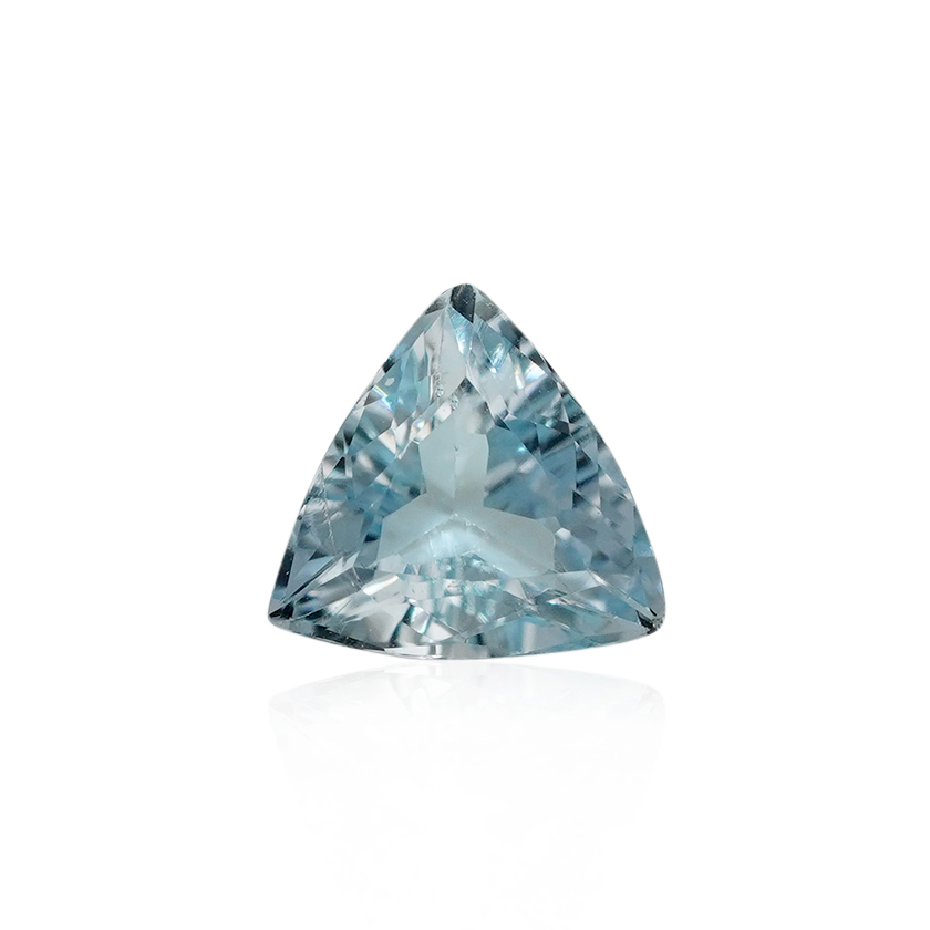 0.65 ct Blue Aquamarine - Trillion