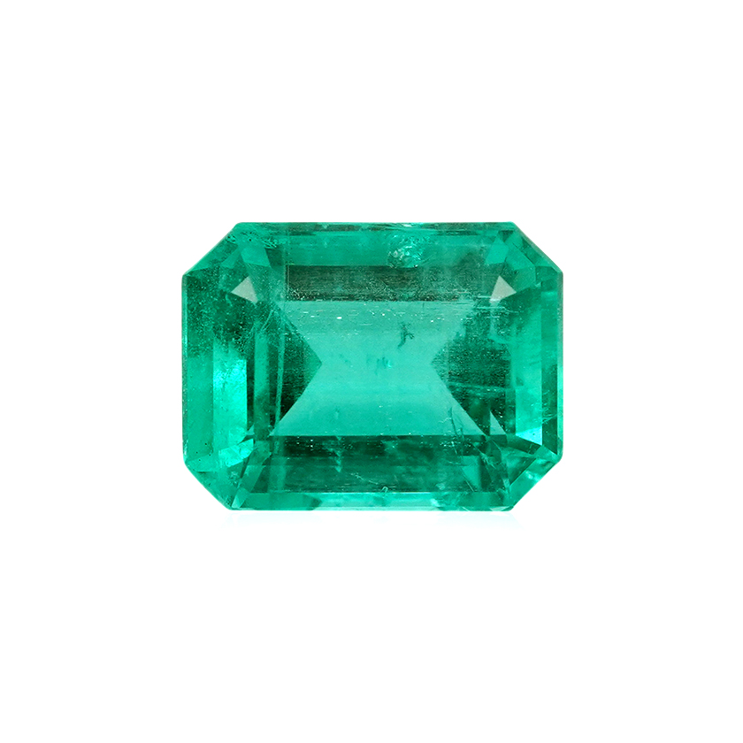 2.59 ct Green Emerald - Emerald Cut
