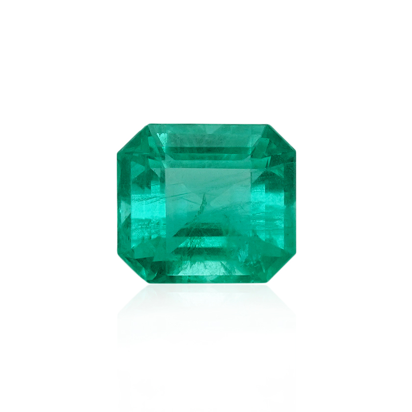 2.35 ct Green Emerald - Emerald Cut