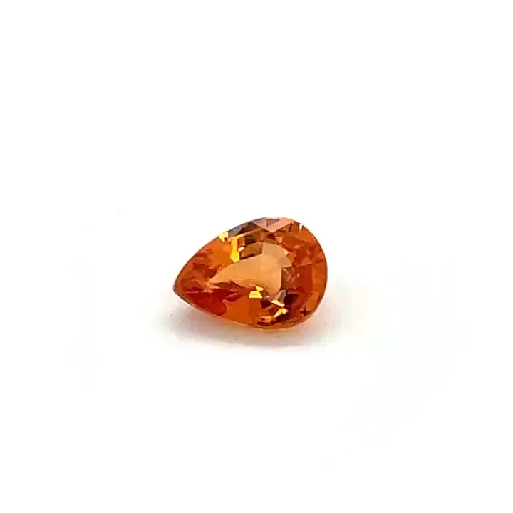 0.88 ct Orange Garnet-Spessartite - Pear