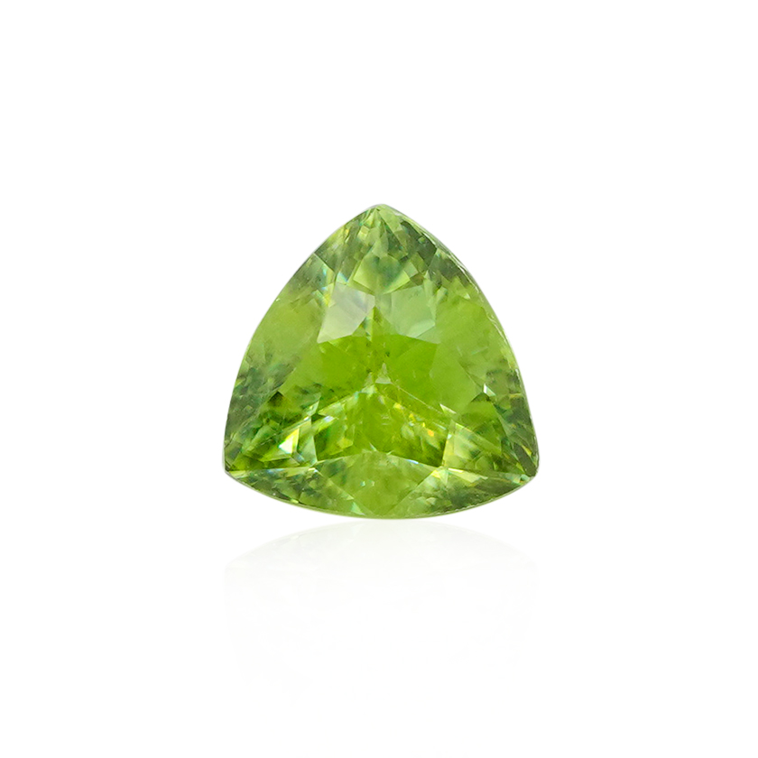 0.83 ct Green Sphene - Trillion