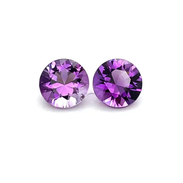 4.66 ct Purple Amethyst - Round